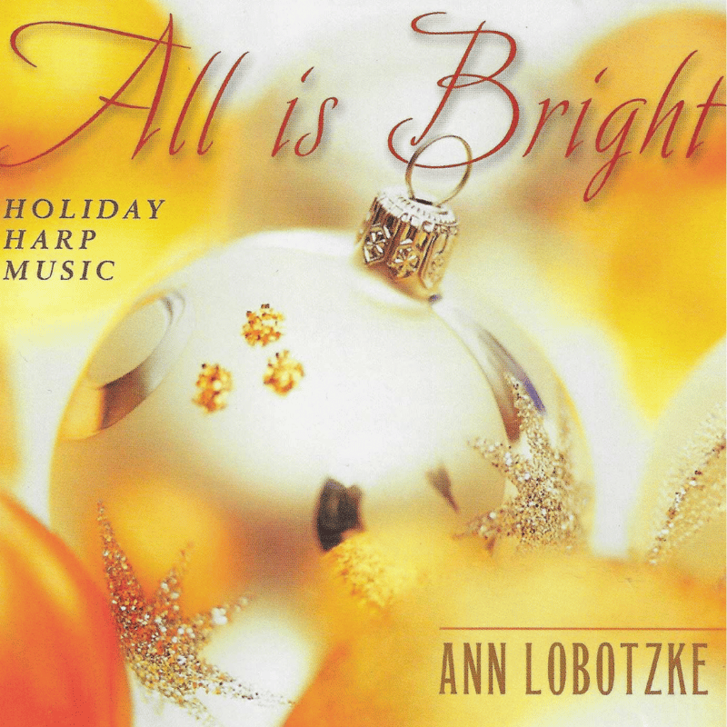 Ann with Christmas tree