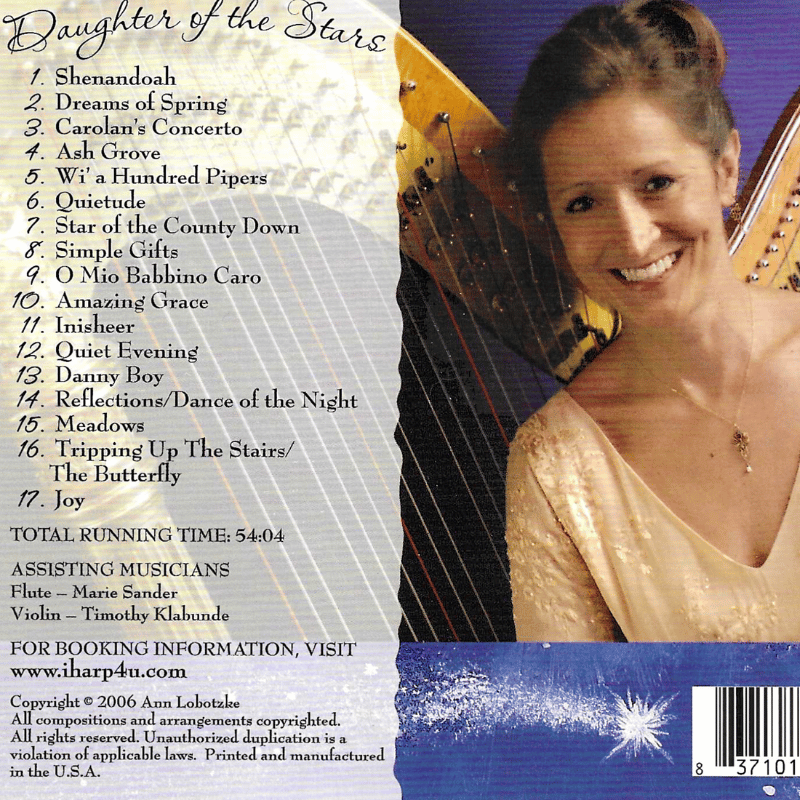 Ann with Christmas tree